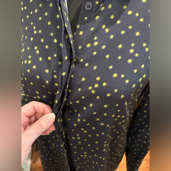 Lafayette 148 New York Scottie Painterly Dots
Charmeuse Blouse - Picture 5 of 10